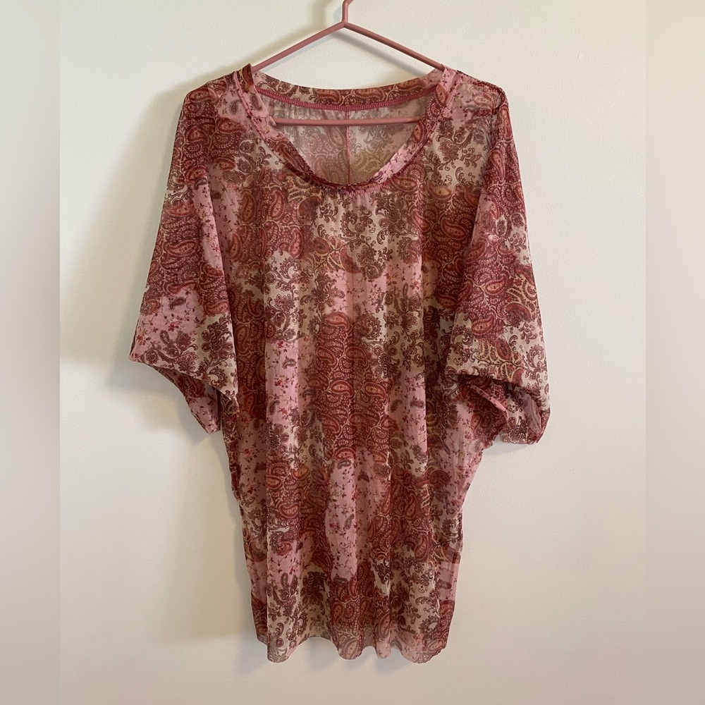 Swimsuit or tank top cover up